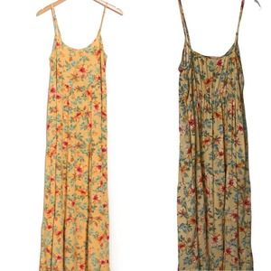 SOCIALITE Woven Tiered Midi Dress size Medium